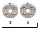 Thumbnail image for Pololu Universal Aluminum Mounting Hub for 5mm Shaft M3 Holes (2 Pack)